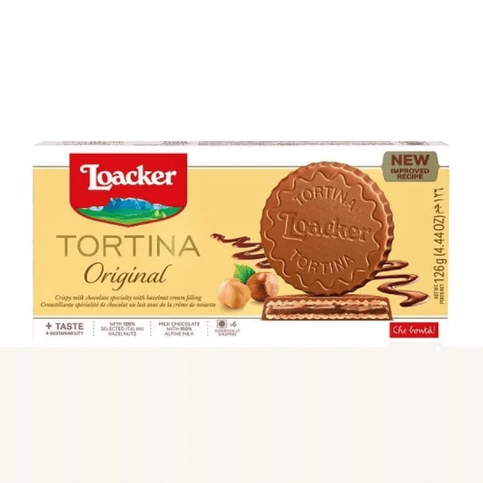 Loacker Tortina Original Wafer 126Gm