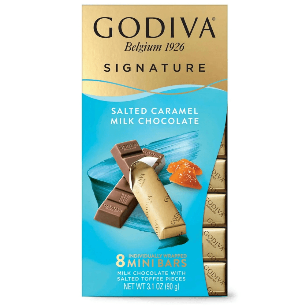 Godiva Salted Caramel Milk Chocolate 90G (8 Mini Bars)