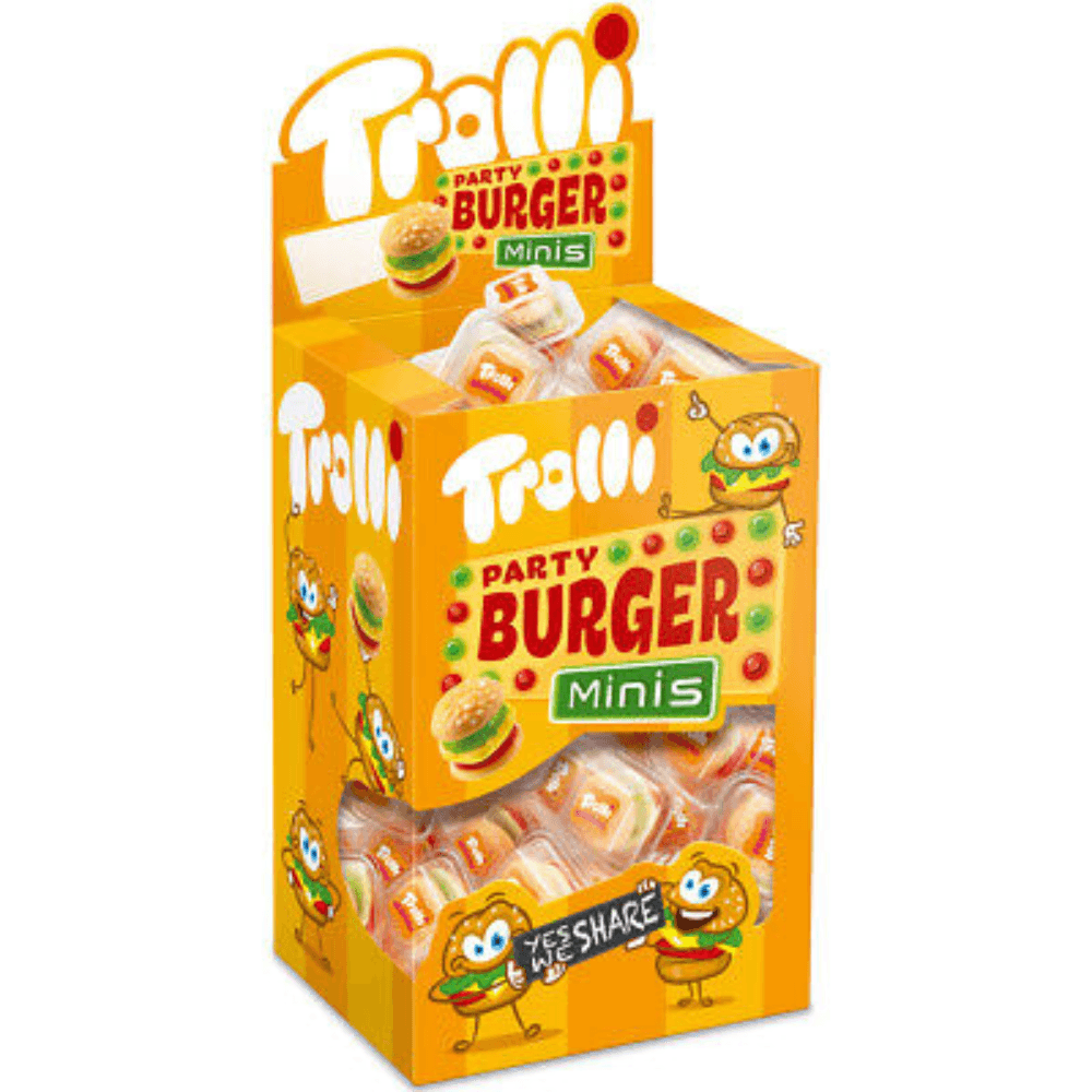 Trolli Party Burger Minis, 80x10Gm 1