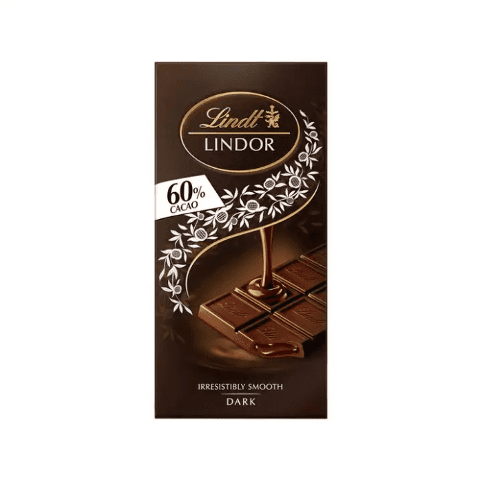 Lindt Lindor Dark 60% 100Gm 1